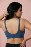 Zivame True Curv Double Layered Non Wired Full Coverage Super Support Bra - Real Teal — thumbnail 2